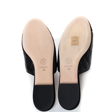 chanel black suede mules|Chanel kid sandals.